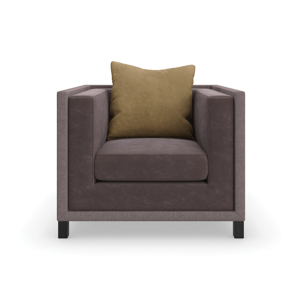 Caracole Tuxedo Accent Chair – alternate view – Lusso Furniture Miami