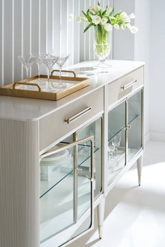 Caracole Love Interest Cabinet – side view – Lusso Furniture Miami