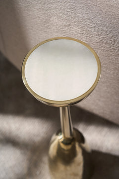 Caracole Gamma Side Table – room setting – Lusso Furniture Miami