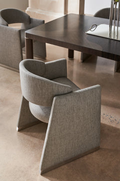 Caracole Polish Off Dining Chair – side view – Lusso Furniture Miami