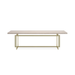 Caracole Wish You Were Here Dining Table – view 21 – Lusso Furniture Miami