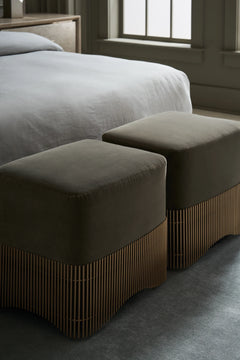 Caracole Petit Four Ottoman – alternate view – Lusso Furniture Miami