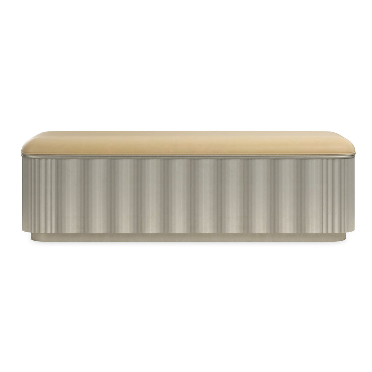 Caracole Love Bench – front view – Lusso Furniture Miami