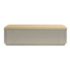 Caracole Love Bench – front view – Lusso Furniture Miami