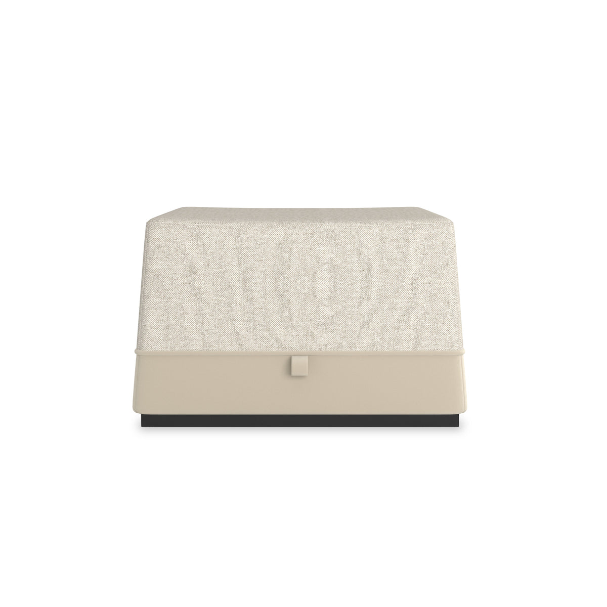 Caracole Et Voila Ottoman – front view – Lusso Furniture Miami