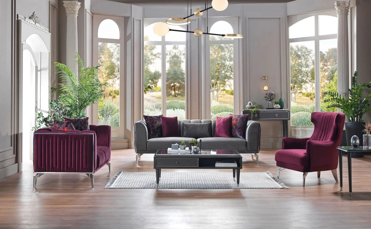 Gravita Living Room Set – Living Room Set | Lusso Furniture (view 8)