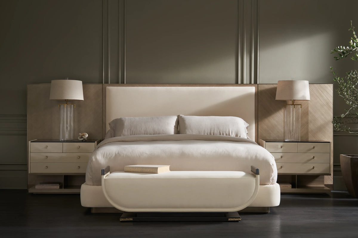 Caracole Dry Martini Nightstand – angle view – Lusso Furniture Miami