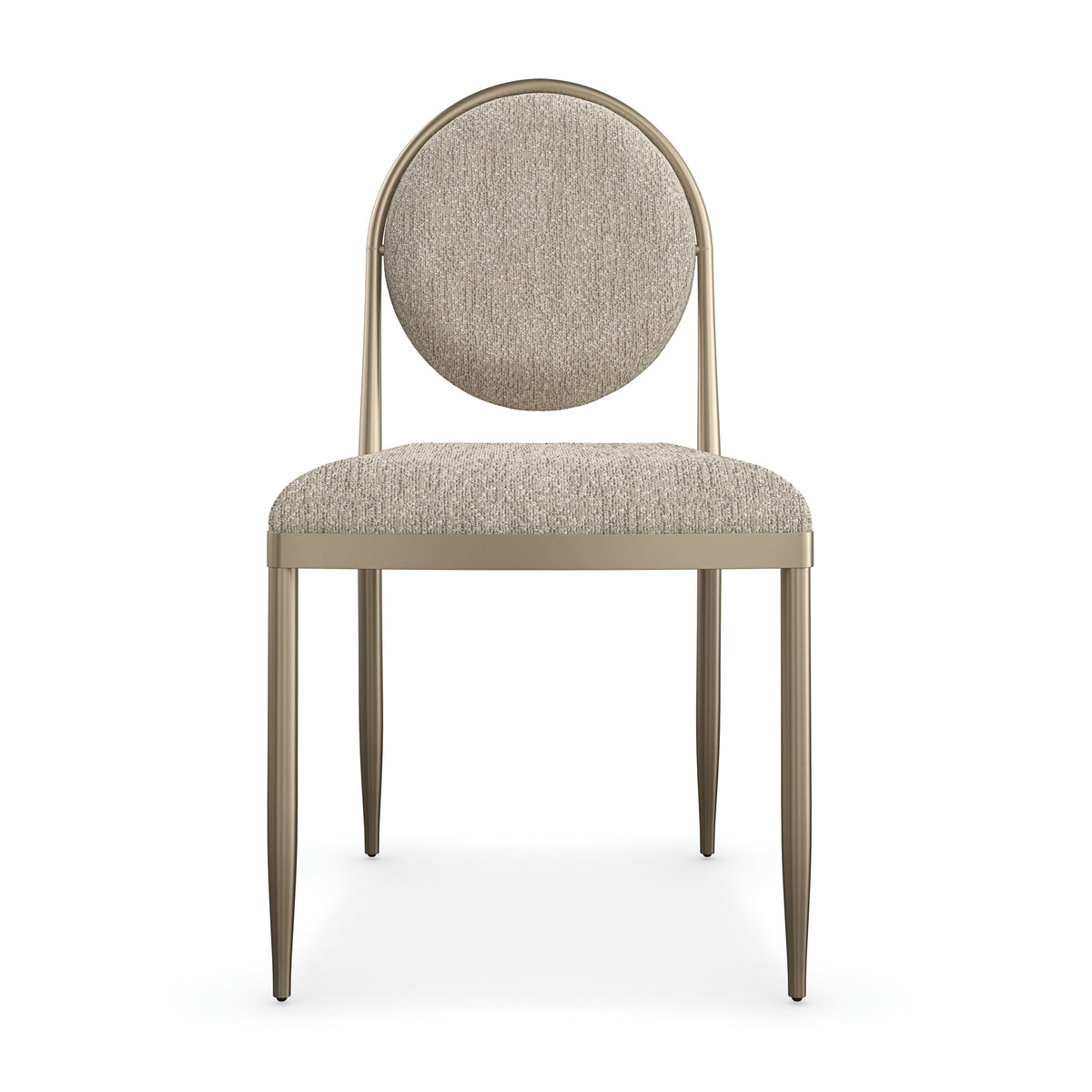 Caracole Capri Dining Chair – front view – Lusso Furniture Miami