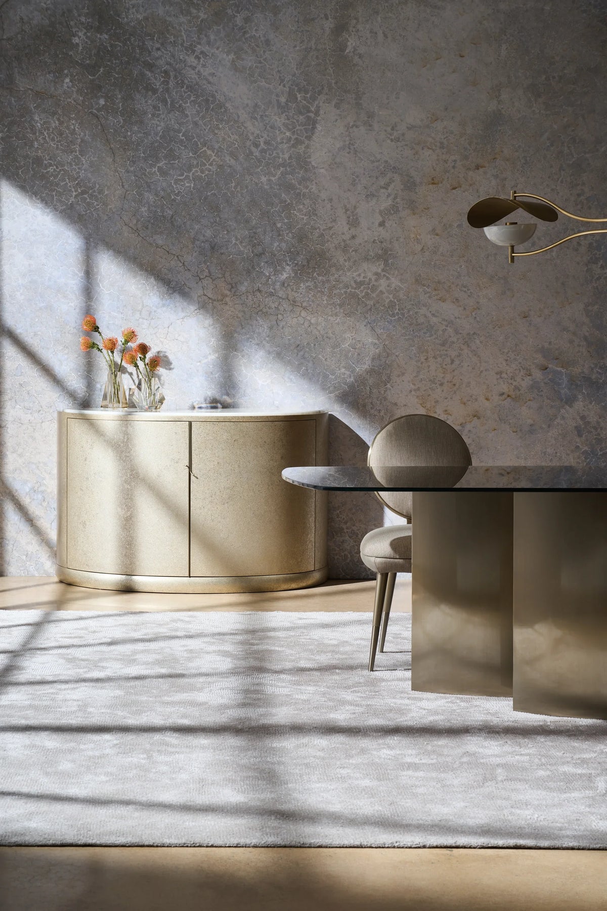 Caracole Meridian Chest – angle view – Lusso Furniture Miami