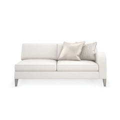 Caracole Victoria Right Facing Loveseat – front view – Lusso Furniture Miami