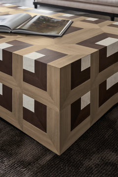 Caracole Illusion Cocktail Table – side view – Lusso Furniture Miami