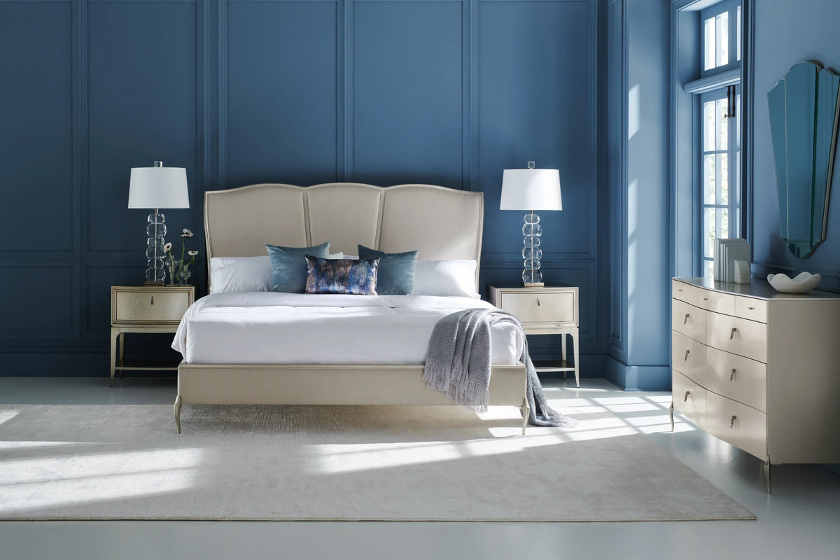 Caracole Un Deux Trois Bed – angle view – Lusso Furniture Miami