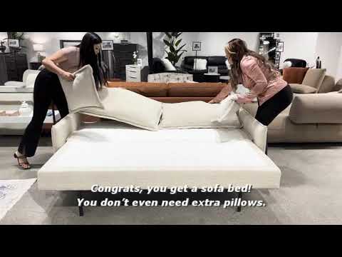 ACME Elisea Sleeper Sofa – finish detail – Lusso Furniture Miami