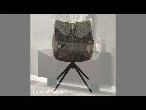 ACME Malika Swivel Side Chair Set of 2 – view 11 – Lusso Furniture Miami