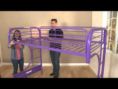 ACME Eclipse XL Futon Bunk Bed – back view – Lusso Furniture Miami