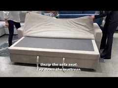 ACME Leira Sleeper Sofa – alternate view – Lusso Furniture Miami