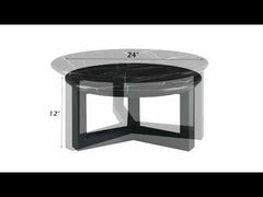 ACME Dara End Table – top view – Lusso Furniture Miami