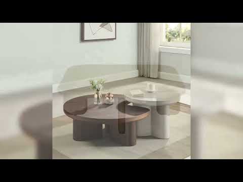 ACME Joane Coffee Table – top view – Lusso Furniture Miami