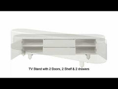 ACME Keely TV Stand – top view – Lusso Furniture Miami