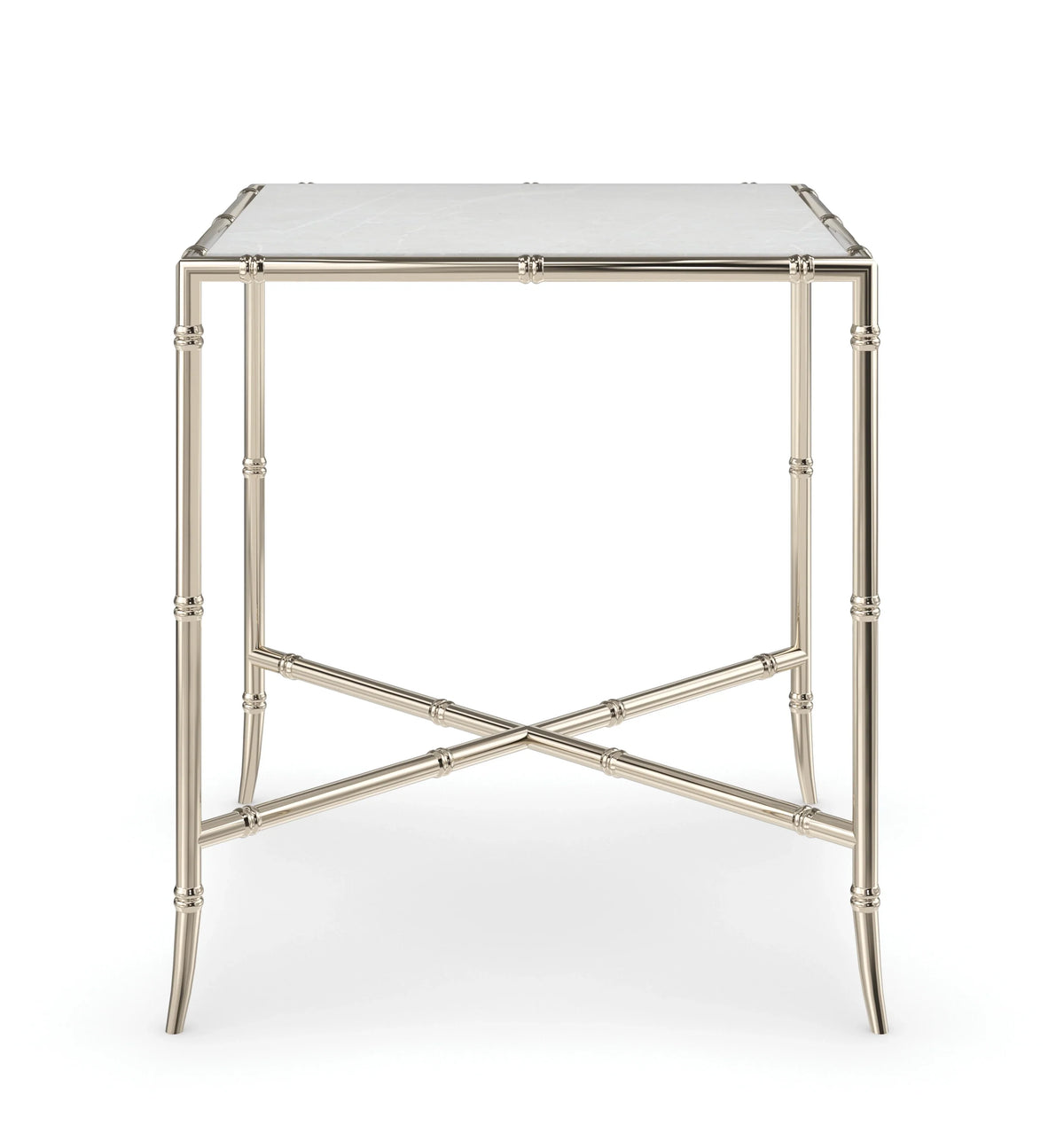 Caracole Ceylon Small Nesting Table – angle view – Lusso Furniture Miami