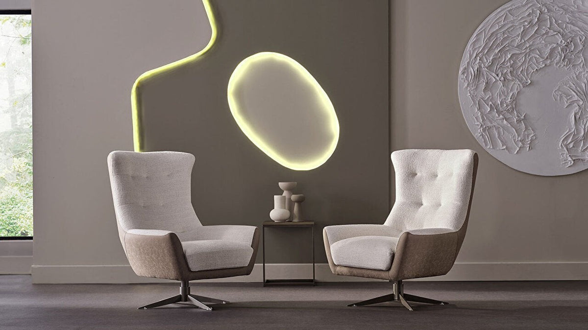 Ravelly Living Room Set (Beatto White) – Living Room Set | Lusso Furniture (view 4)