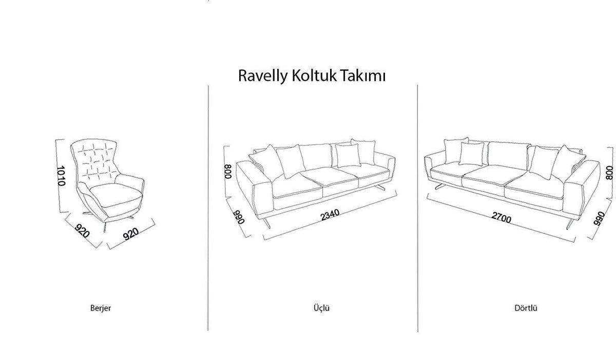 Ravelly Living Room Set (Beatto White) – Living Room Set | Lusso Furniture (view 8)
