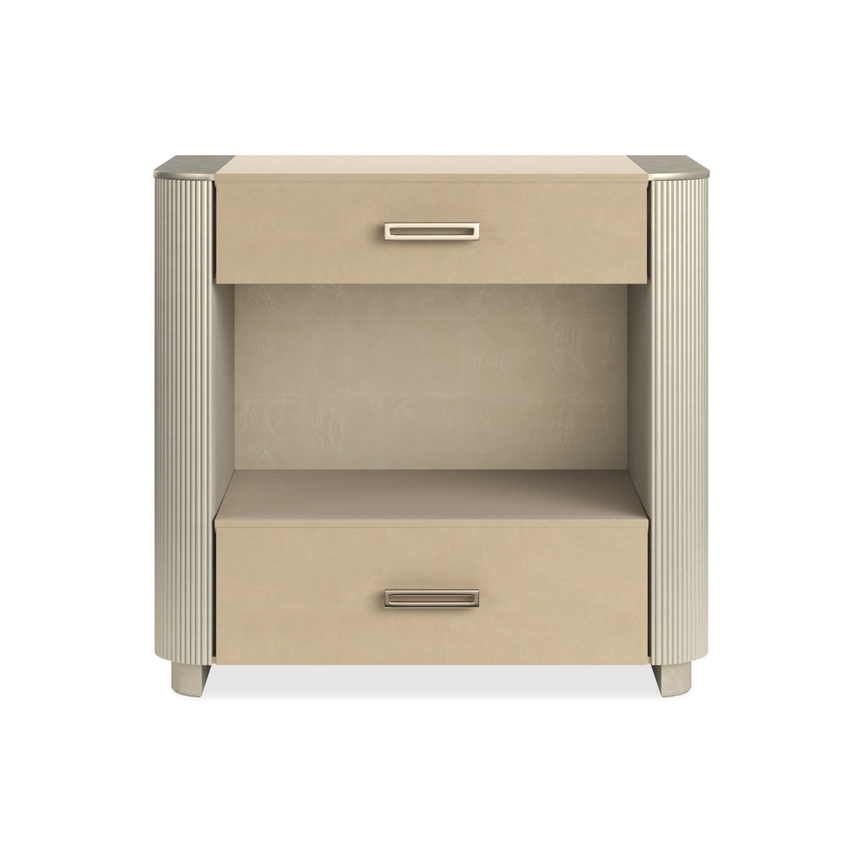 Caracole Love Open Nightstand – view 12 – Lusso Furniture Miami