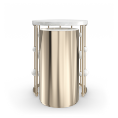 Caracole Orbit Nesting Accent Table – front view – Lusso Furniture Miami