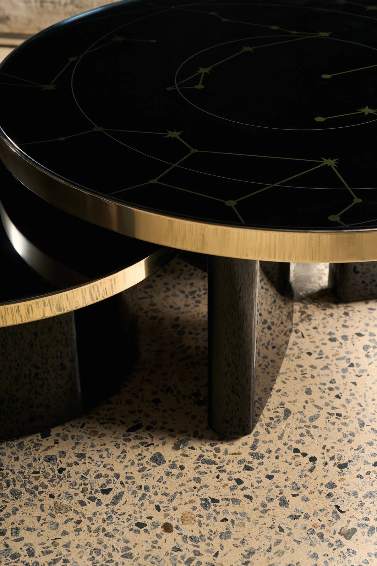 Caracole Umbra Large Cocktail Table – detail – Lusso Furniture Miami