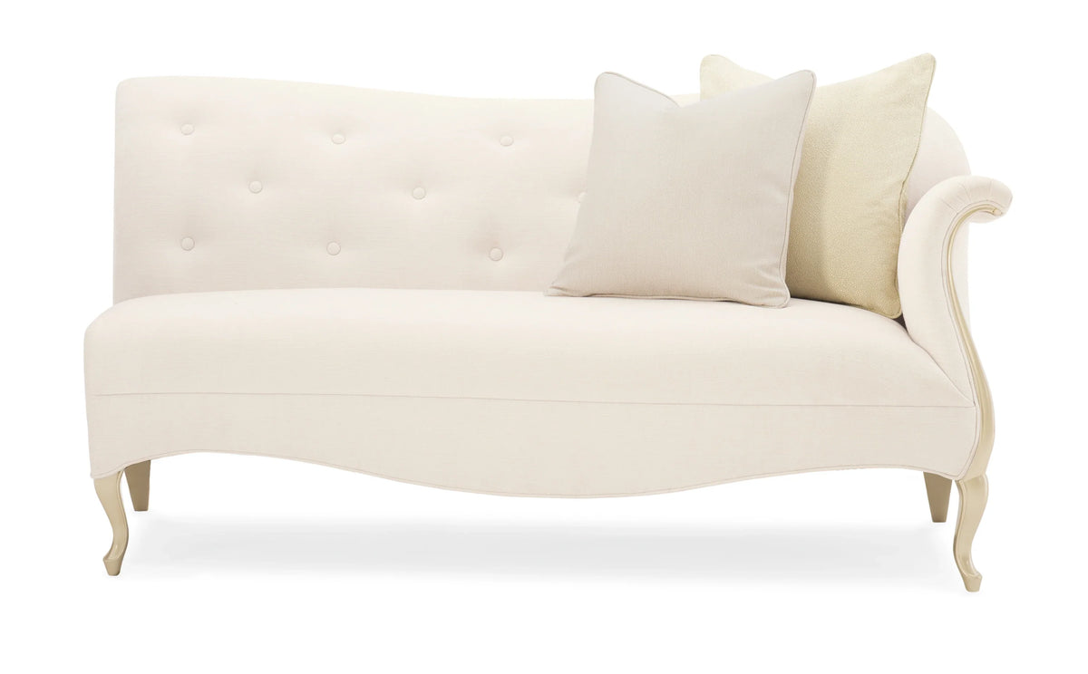 Caracole Two To Tango Loveseat – angle view – Lusso Furniture Miami