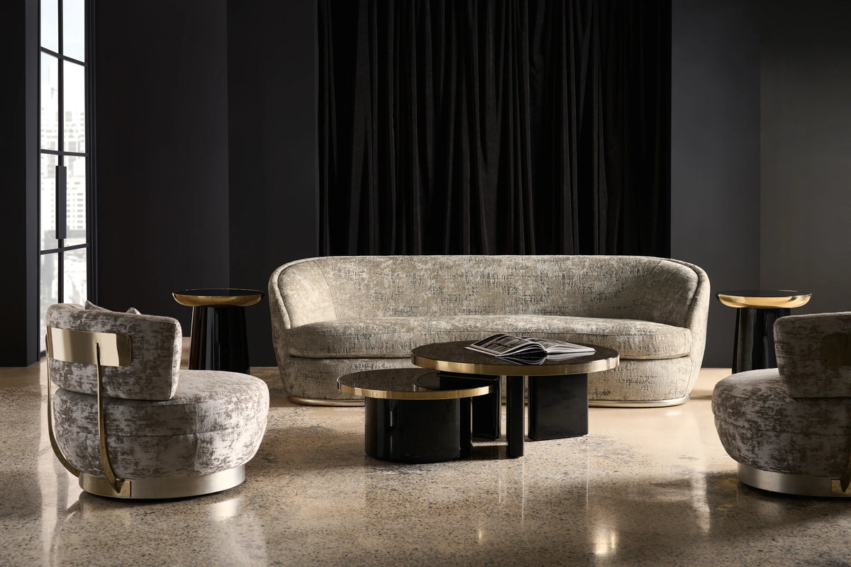 Caracole Umbra Small Cocktail Table – angle view – Lusso Furniture Miami