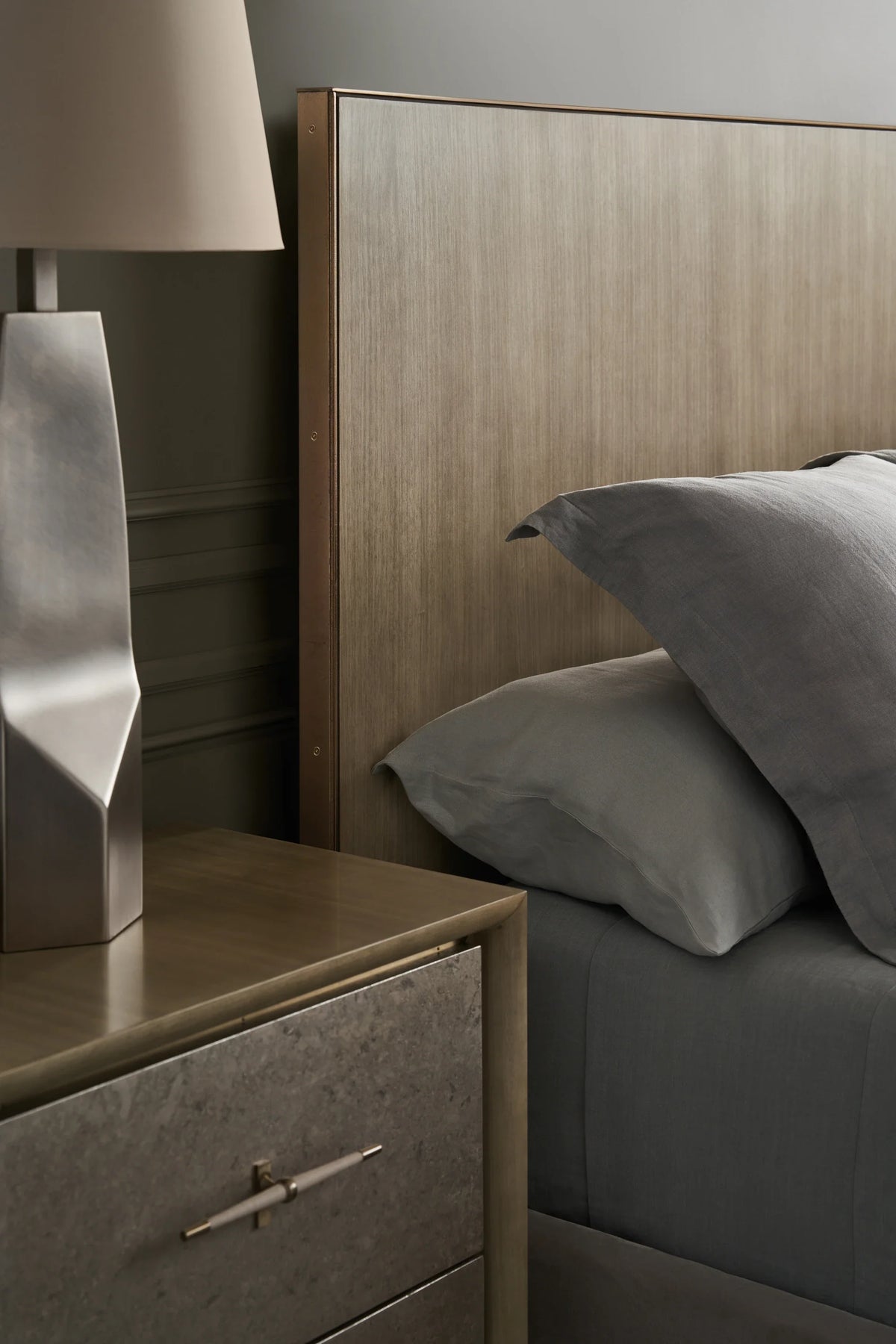 Caracole Dream Chaser Bed – back view – Lusso Furniture Miami