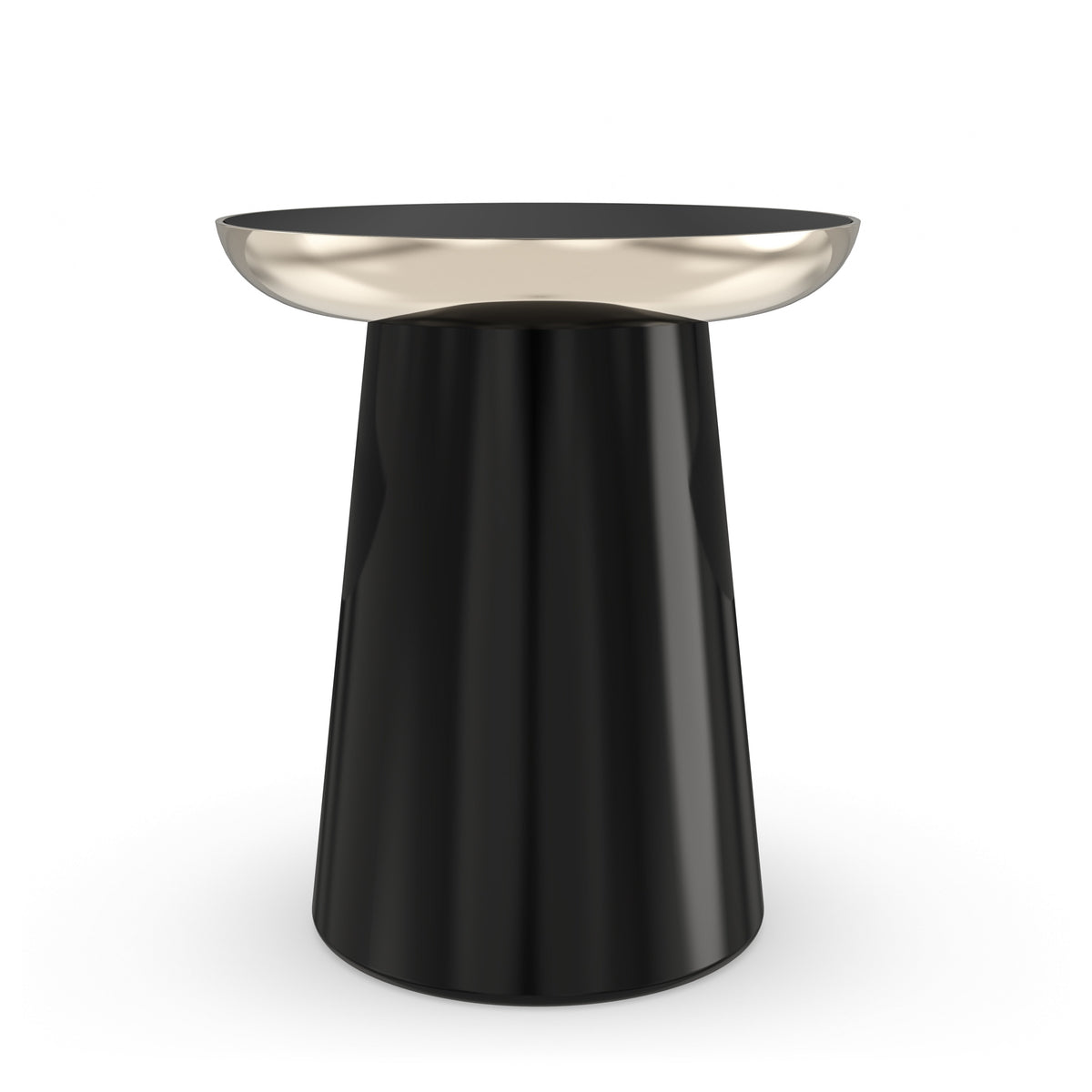 Caracole Umbra Side Table – front view – Lusso Furniture Miami