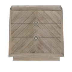 Caracole Crossed Purposes Nightstand – front view – Lusso Furniture Miami