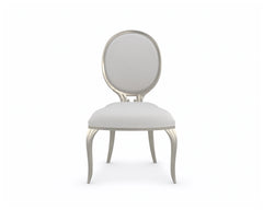 Caracole Side Chair – angle view – Lusso Furniture Miami