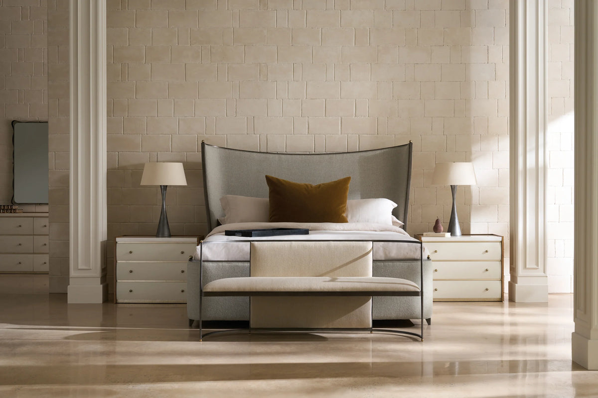 Caracole Provence Bed – angle view – Lusso Furniture Miami