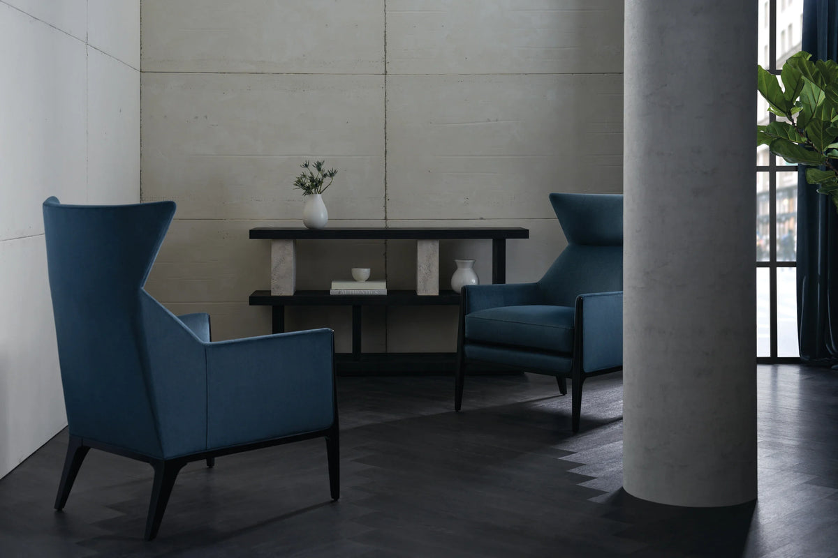 Caracole Boundless Accent Chair – angle view – Lusso Furniture Miami