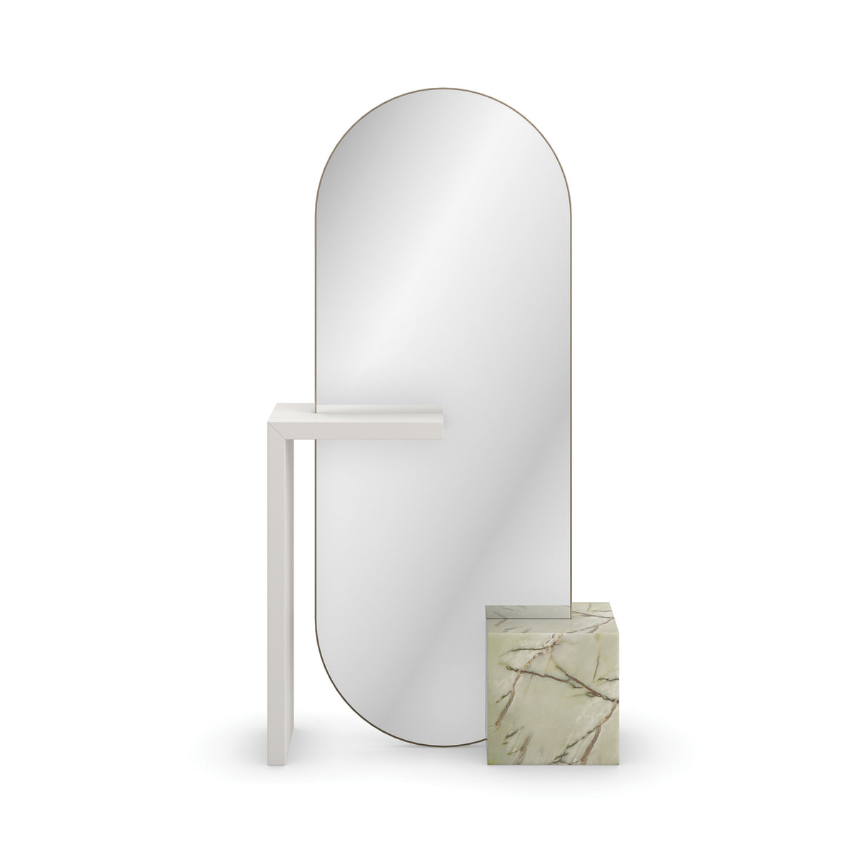 Caracole Monaco Mirror – front view – Lusso Furniture Miami