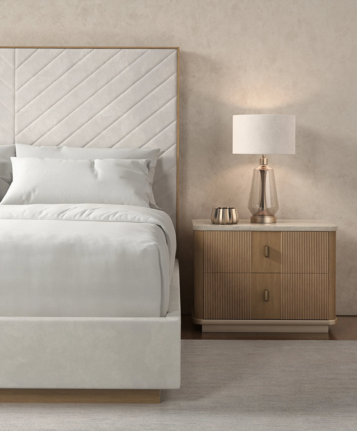 Caracole Meet U in the Middle Bed – view 15 – Lusso Furniture Miami