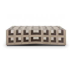 Caracole Illusion Cocktail Table – front view – Lusso Furniture Miami