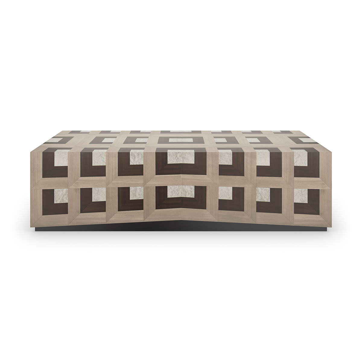 Caracole Illusion Cocktail Table – front view – Lusso Furniture Miami