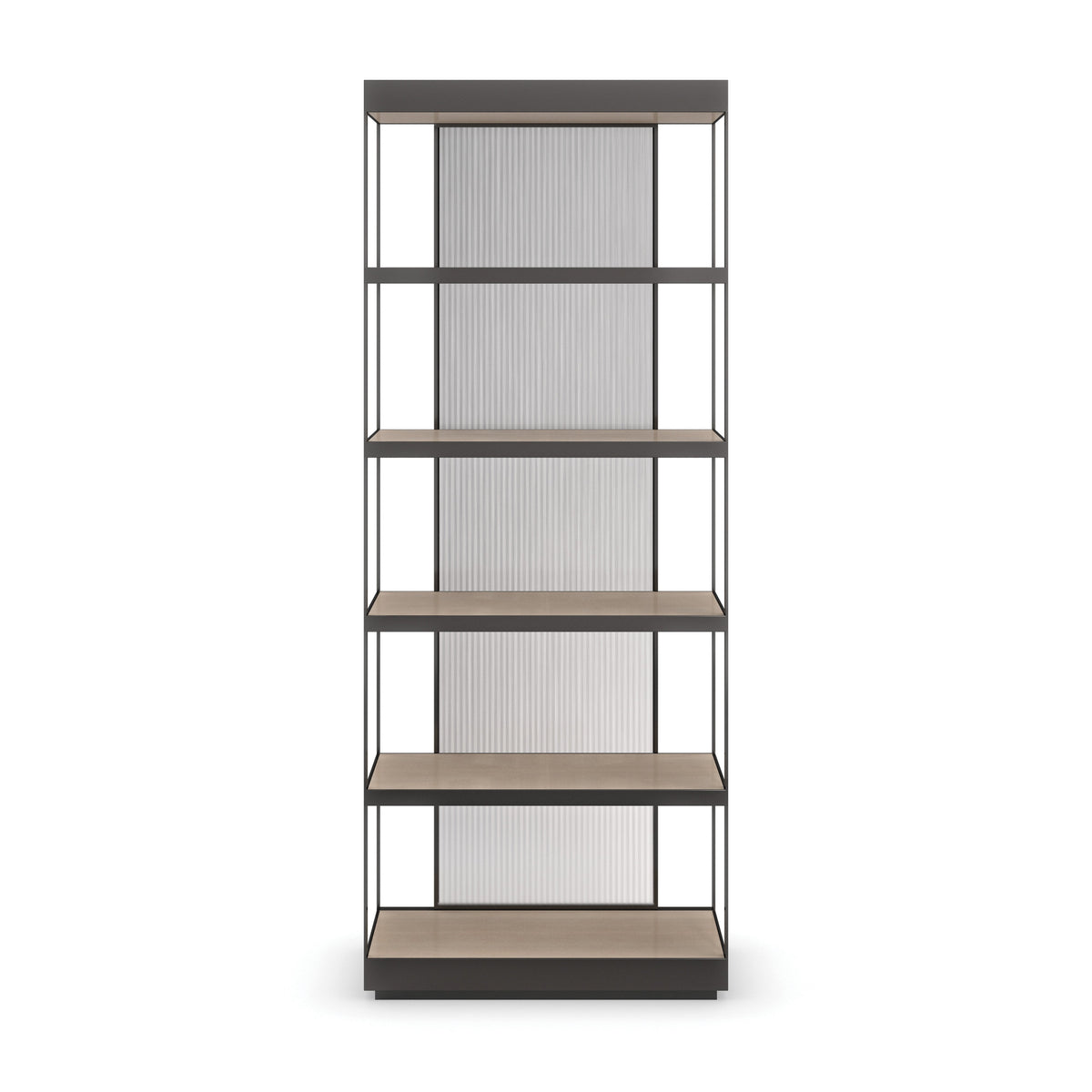 Caracole Shelf Life Cabinet – front view – Lusso Furniture Miami