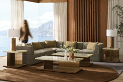 Caracole Marbella Sectional Components – view 47 – Lusso Furniture Miami