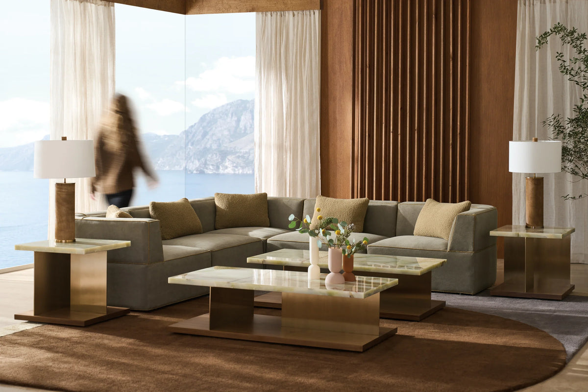 Caracole Marbella Sectional Components – view 47 – Lusso Furniture Miami