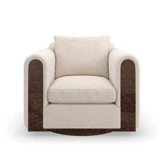 Caracole Dimitri Chair – front view – Lusso Furniture Miami