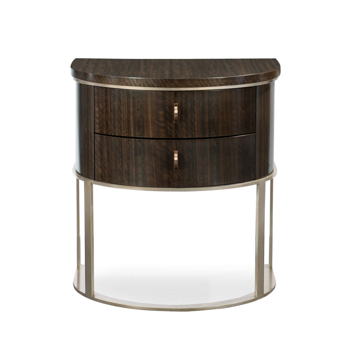 Caracole Moderne Nightstand – front view – Lusso Furniture Miami