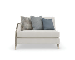 Caracole X Factor Left Facing Loveseat – angle view – Lusso Furniture Miami