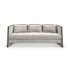Caracole Cut Away Sofa – front view – Lusso Furniture Miami