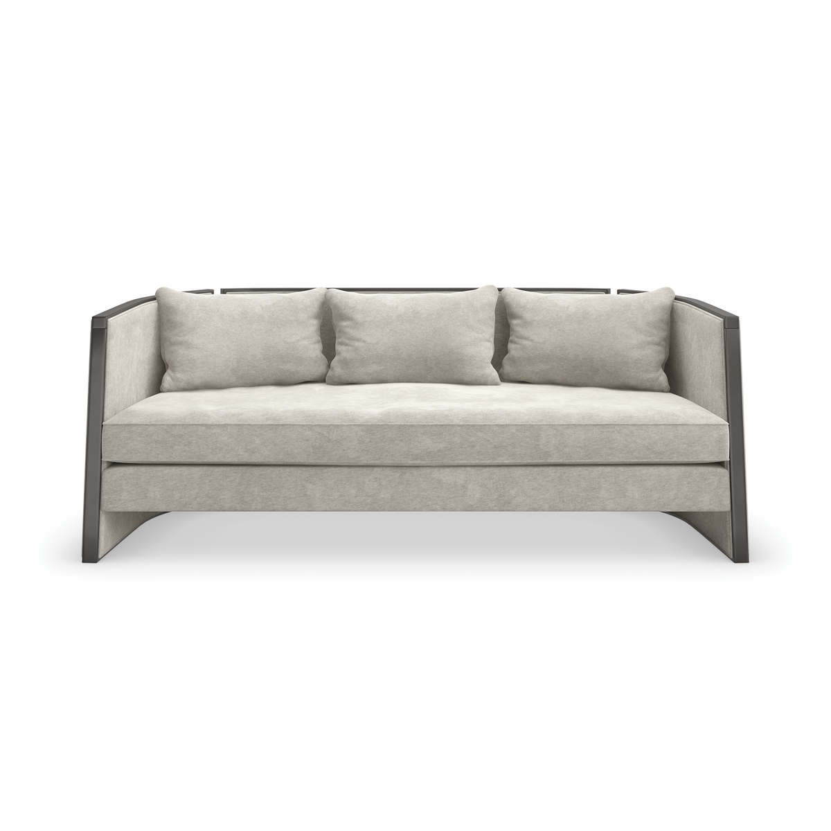 Caracole Cut Away Sofa – front view – Lusso Furniture Miami