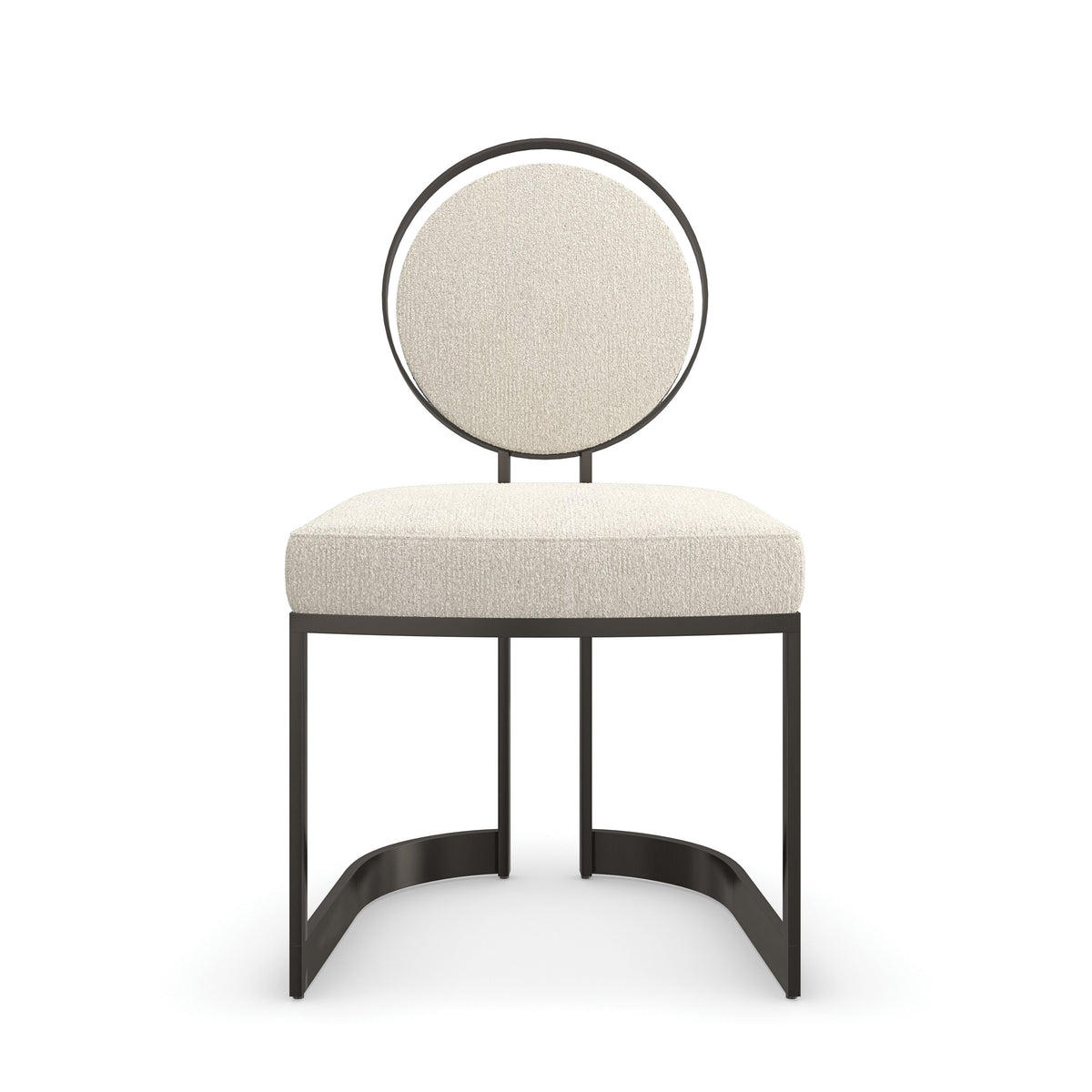 Caracole La Lune Dining Chair – front view – Lusso Furniture Miami